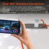Chunky180° Extra-Thick USB-C to USB-C Cable 6ft | 100W Fast Charging, Rotating Connectors, Durable Design - 3 of 4