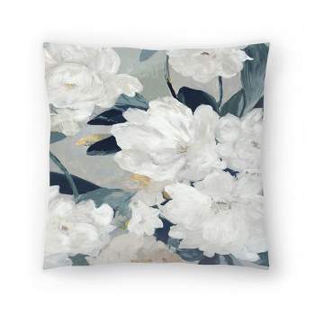 Americanflat Botanical Minimal Floral Throw Pillow By Pi Creative Art