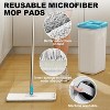 Mop and Bucket Set with Wringer - Long Handle Wall & Floor Cleaning System, Includes Squeeze Mop and Microfiber Pads - 4 of 4