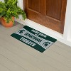 Evergreen Come Back with Tickets Michigan State University 28" x 16" Woven PVC Indoor Outdoor Doormat - 4 of 4