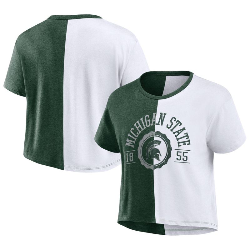 NCAA Michigan State Spartans Women&#39;s Split T-Shirt, 1 of 4