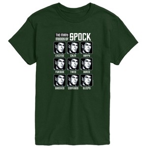 Men's - Star Trek - Spock Moods Short Sleeve Graphic T-Shirt - 1 of 4