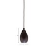 Toltec Lighting Any 1 - Light Pendant in  Dark Granite with 5" Dark Granite Oval Metal Shade Shade - 2 of 2
