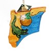 Old World Christmas 4.0 Inch State Of Florida Ornament State Usa Vacation Tree Ornaments - 2 of 2