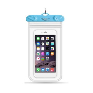 Link Waterproof Cell Phone Bag Up to 10.5" Underwater Dry Bag  IPX8 Fits iPhone 13 Pro Max/12/11/XR/X, Galaxy S22/S21, Note 20, Pixel/OnePlus & More Great For Showers, Vacations or Swimming - 1 of 4