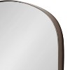 Kate and Laurel Peyson Framed Arch Mirror with Shelf, 18x24, Bronze - 3 of 4