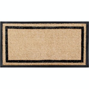 A1HC Natural Coir and Rubber Door Mat 24x48, Thick Durable Doormat for Indoor Outdoor Entrance, Heavy Duty, Thin Profile, Easy to Clean EntryMat - 1 of 4