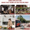 Commercial Food Processor, Chopper Meat Grinder, Multi-Functional Food Processor with Stainless Steel Body & Blade, Gloves, Brush, 110V - 4 of 4