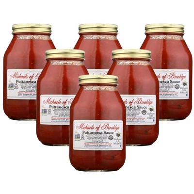 Michael's Of Brooklyn Puttanesca Sauce - Case of 6/32 oz