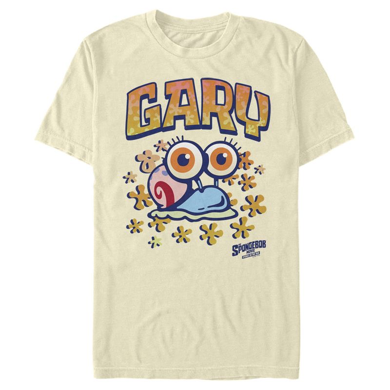 Men's SpongeBob SquarePants Sponge on the Run Baby Snail Gary T-Shirt, 1 of 4