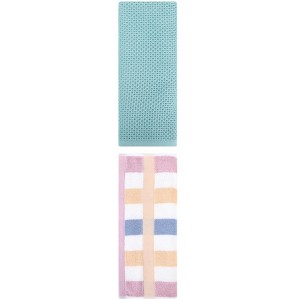 REGALWOVEN Cotton Soft Absorbent Bathroom Hand Towel for Kitchen Hotel and Spa 13" x 30"/13" x 29" 2 Pcs - 1 of 4