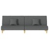 vidaXL Convertible Sleeper Sofa Bed with Adjustable Backrests and Complimentary Pillows, Durable Fabric Construction - 3 of 4