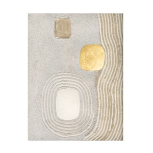 Canvas Wall Art - Vanna Lam 'Golden Ishi II' Wall Art for Living Room, Bedroom, or Office Décor by Trademark Fine Art - 14 x 19 Inches - 1 of 4