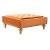 Rosealina Tufted Ottoman - Sienna - Safavieh - 3 of 4