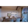 Urban Ambiance Luxury Mediterranean Chandelier,  16.5"H x 30.125"W,  Brushed Nickel Finish, UHP2651 - 2 of 4
