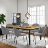 Set Of 6 Nano Upholstered Fabric Side Chair Black Leg -Maison Boucle - 3 of 4