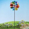 Collections Etc Colorful Double Spinner Yard Stake Multi - image 3 of 3