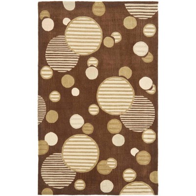 Modern Art MDA619 Hand Tufted Indoor Area Rug - Brown/Multi - 5'x8' - Safavieh.