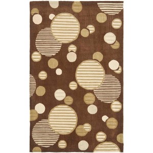 Modern Art MDA619 Hand Tufted Indoor Area Rug - Brown/Multi - 5'x8' - Safavieh. - 1 of 4