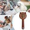 BABYYER Pet Hair Cleaner Brush, for Effortless Fur Removal, For Dog Cat Remove Tangled Hairs Massages Brush Pets Hair sCleaning Comb Pets Accessories - 4 of 4
