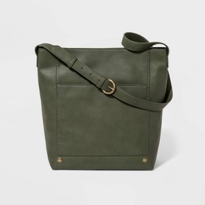 Bucket Hobo Handbag - Universal Thread Olive, Women