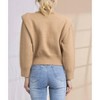 Women's Crewneck Puff Sleeve Sweater - LENA - 3 of 3
