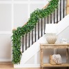 Northlight Silver Dollar and Seeded Eucalyptus Artificial Christmas Garland - 10' x 15" - Unlit - 2 of 4