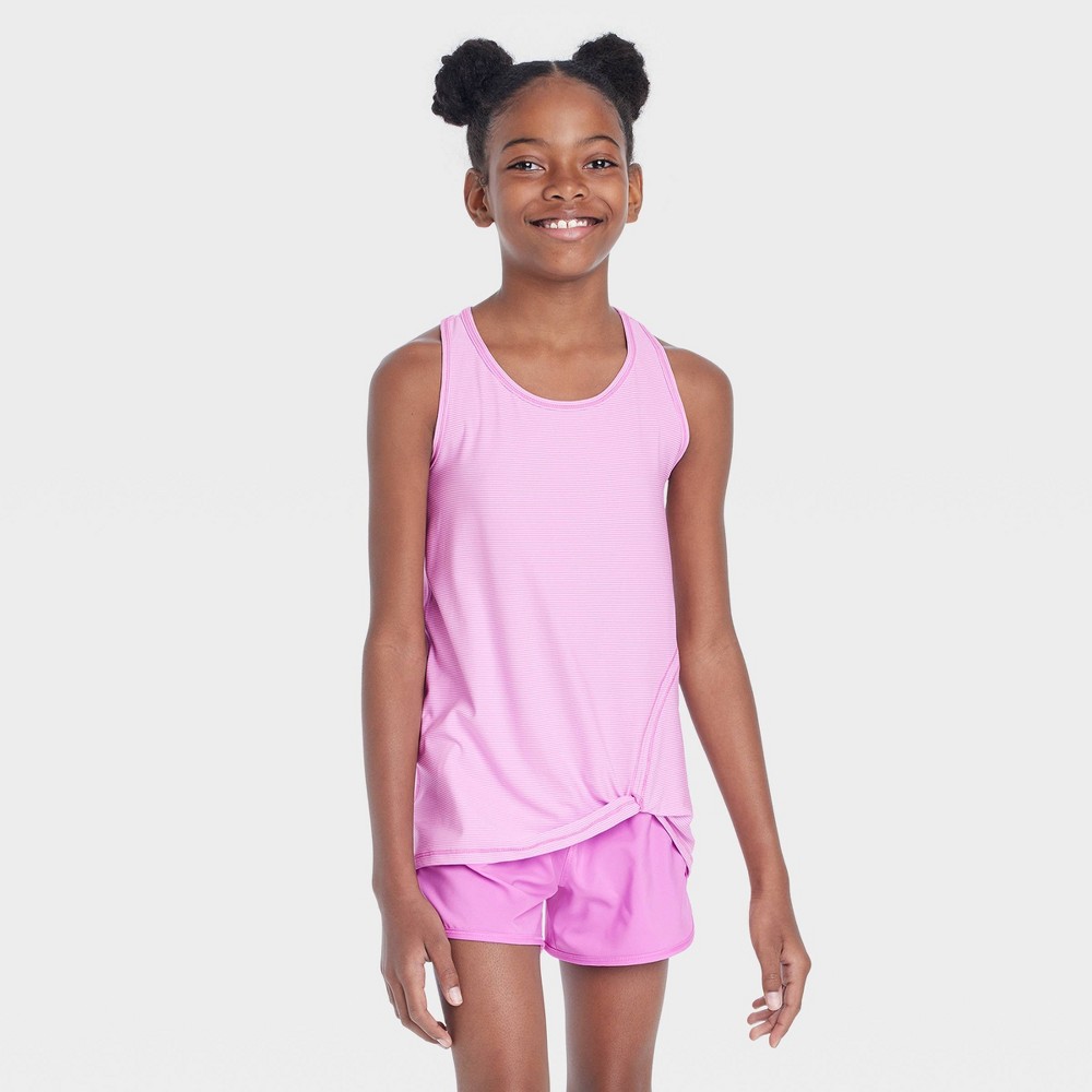 Girls' Studio Tank Top - All in Motion Light Purple, 10/12 