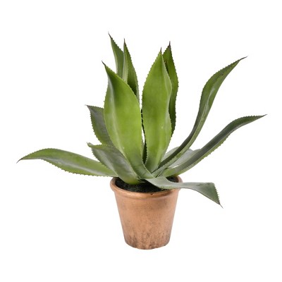 Vickerman 20" Artificial Agave Plant, Paper Pot.