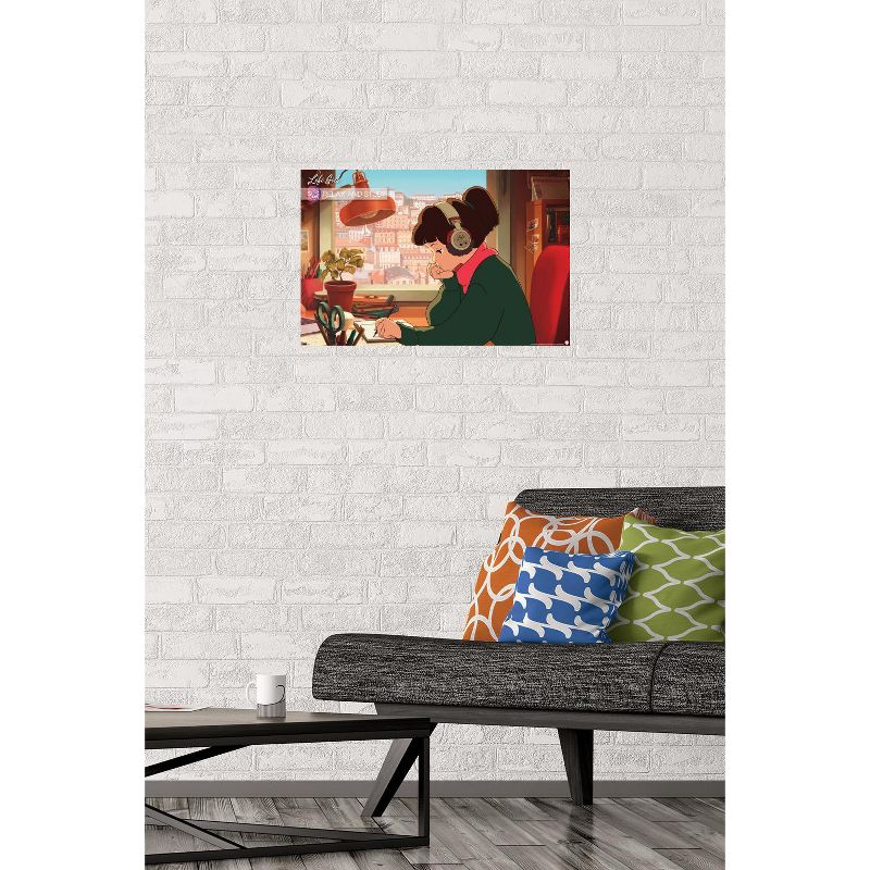 Trends International Lofi Girl - Relax and Study Unframed Wall Poster Prints, 2 of 7