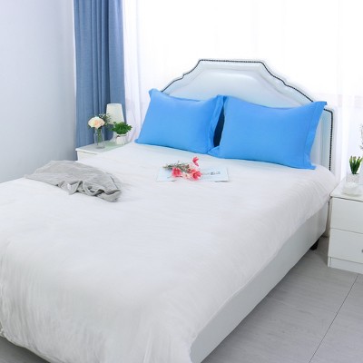 2 Pcs Standard Cotton Pillowcase Blue - PiccoCasa