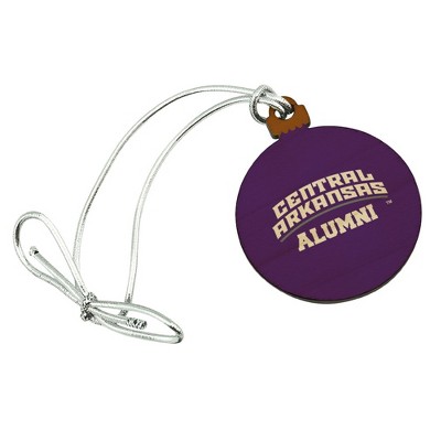 University of Central Arkansas Alumni Mini Small Tiny Wood Christmas Tree Holiday Ornament