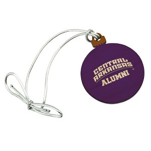 University of Central Arkansas Alumni Mini Small Tiny Wood Christmas Tree Holiday Ornament - 1 of 4