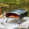 VEVOR Outdoor Pizza Oven, 12" Gas Fired Pizza Maker, Portable Outside Pizza Grill with Thickened Cordierite Pizza Stone, Waterproof Cover - 2 of 4