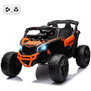 12V Ride on UTV Car, Licensed Can-Am Electric Off-Road UTV Car, Kids Truck Remote Control, Large Seat, Ride on Toy for Kids - 1 of 4
