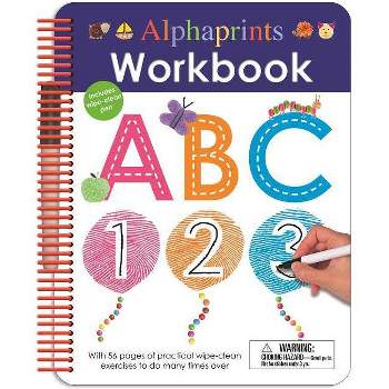 Alphaprints: Wipe Clean Workbook ABC - (Wipe Clean Activity Books) by  Roger Priddy (Spiral Bound)