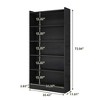 NicBex Wood Bookshelf with Storage Display Shelves Bookcases for Living Room Home Office - 3 of 4