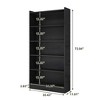 NicBex Wood Bookshelf with Storage Display Shelves Bookcases for Living Room Home Office - image 3 of 4