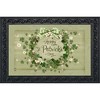 Briarwood Lane St. Patrick's Day Doormat 30x18 Indoor Outdoor Lucky Wreath For St. Patrick's Day Doormat - 2 of 4