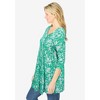 Woman Within Plus Size V-Neck Pintucked Tunic - 4 of 4