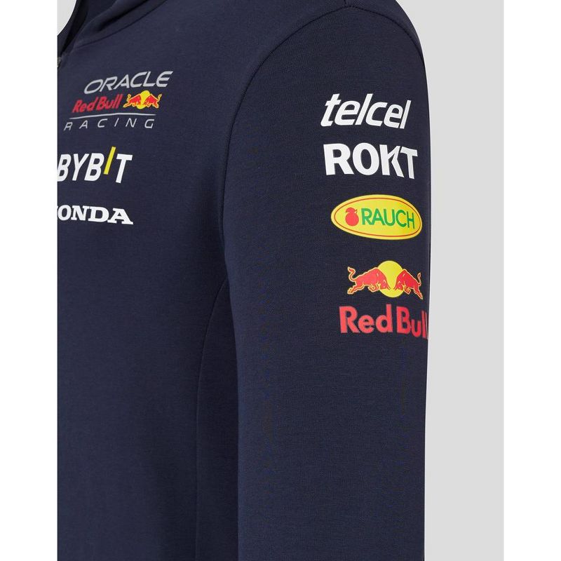 Red Bull Racing F1 Adult 2024 Team Full Zip Hooded Sweatshirt, 4 of 7