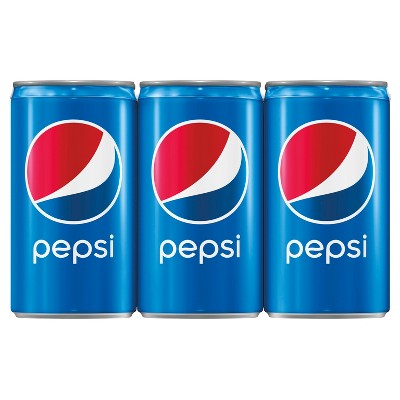 Pepsi Cola Soda - 6pk / 7.5 fl oz Mini-Cans