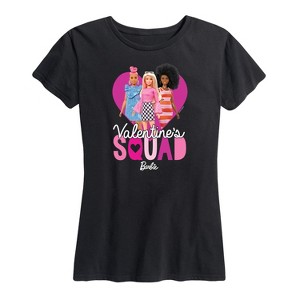 Women's - Barbie - Valentine's Squad Short Sleeve Graphic T-Shirt - 1 of 4