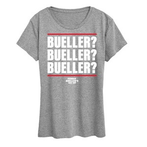 Women's - Ferris Bueller's Day Off - Bueller Bueller Bueller Short Sleeve Graphic T-Shirt - 1 of 4