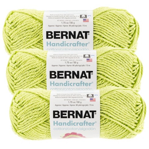 Bernat Handicrafter - Cotton yarn, white. Colour: white