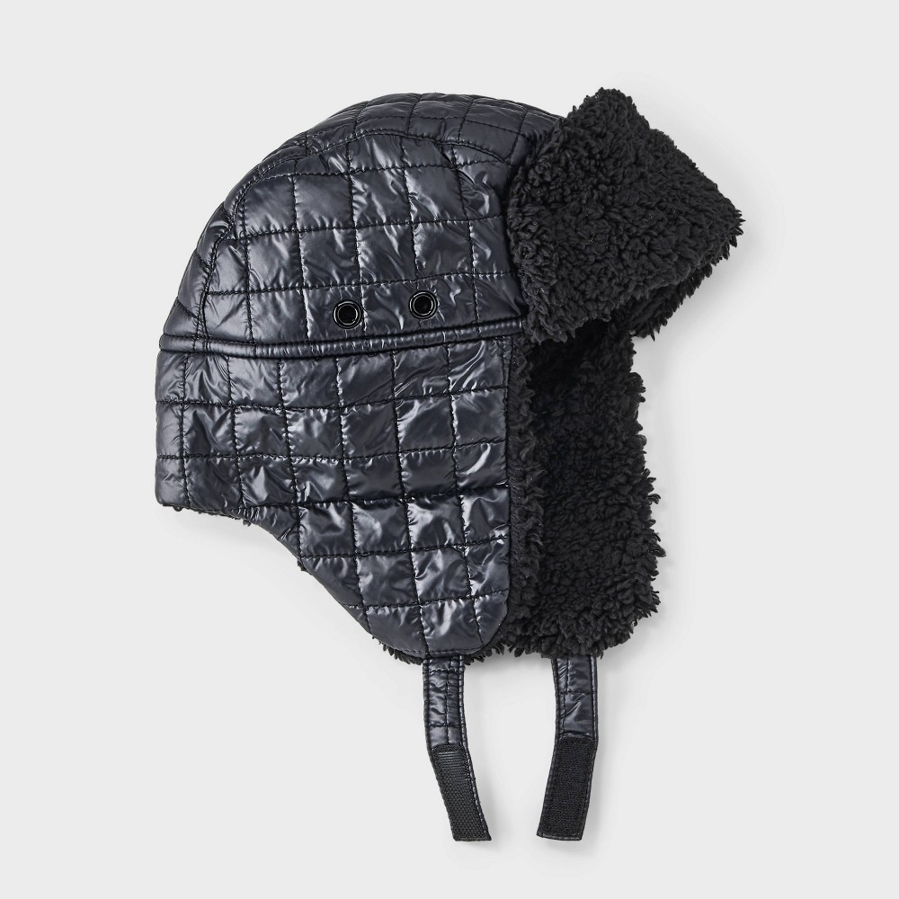 Kids' Quilted Trapper Hat - All In Motion™ Black