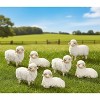 Farmhouse Sheep Figurine Set – 3 Inch to 3.5 Inch (8 Pieces) by Melrose - 3 of 3