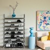 SEVOBAL 8-Tier Freestanding Solid and Durable with Non-Woven Fabric Storage Shelves Portable Handles for Closet Entryway, Gray, 37.8"*4.72"*3.74" - 3 of 4