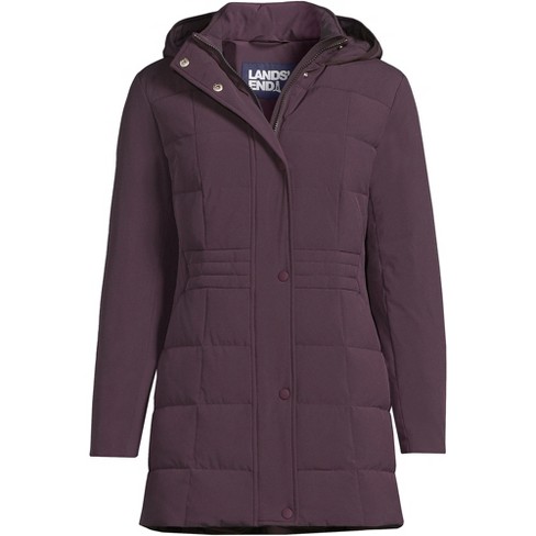 Lands end quilted on sale coat