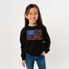 The Juniper Shop American Bow Flag Coquette Youth Sweatshirt - 2 of 4